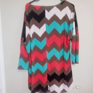 Moa size XL multi color top